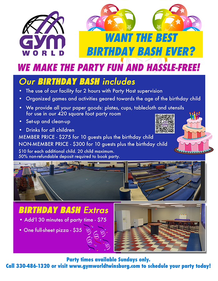 birthday flyer small