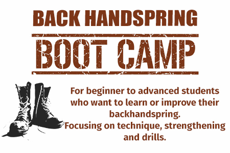 Back Handsping Boot Camp